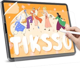 Hiins 2 Pack Matte Paper Screen Protector Compatible with iPad Pro (2022/2021/2020) 12.9 Inch, Non-Glare Writing Film for Drawing, Writing, and Note Taking.