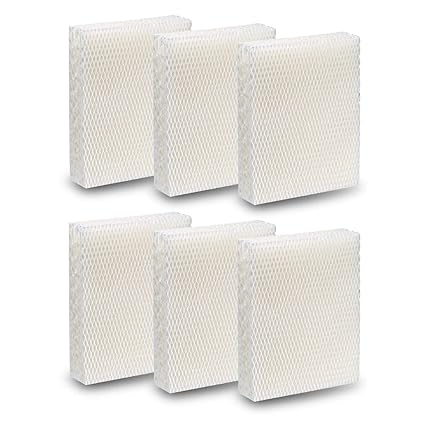 YUEFENG Humidifier Replacement Filter T for Honeywell Top Fill Humidifier HEV615 and HEV620 Humidifier Wicks, Compatible with Part # HFT600, HFT600T, HFT600PDQ (6pcs)