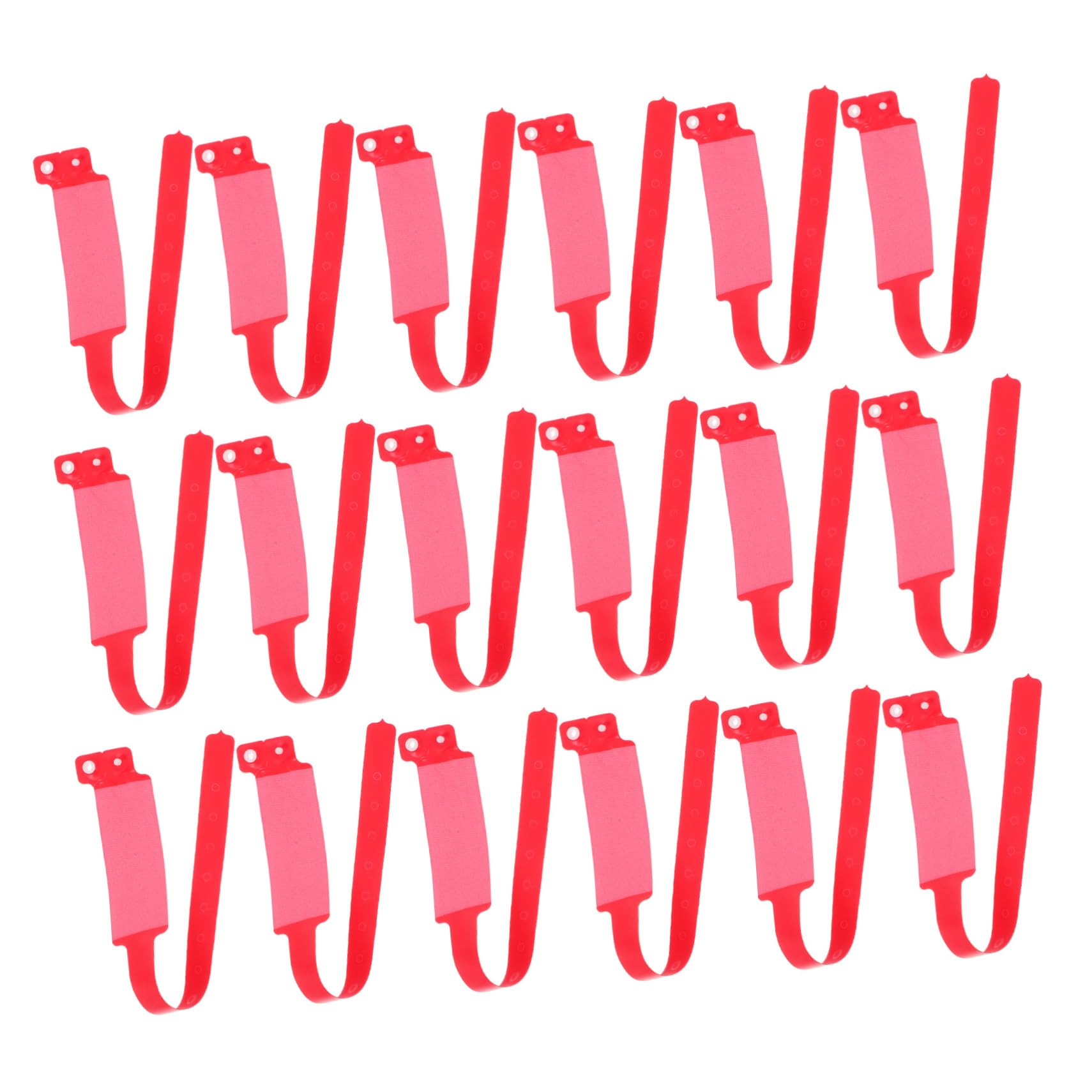 Ipetboom 100Pcs Disposable Medical Identification Wristbands Patient Id Bands for Hospitals Hospital Wristbands Patient Snap Bracelets for Medical Use