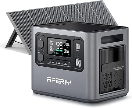 AFERIY P280 Portable Power Station 2800W with 400W Solar Panel