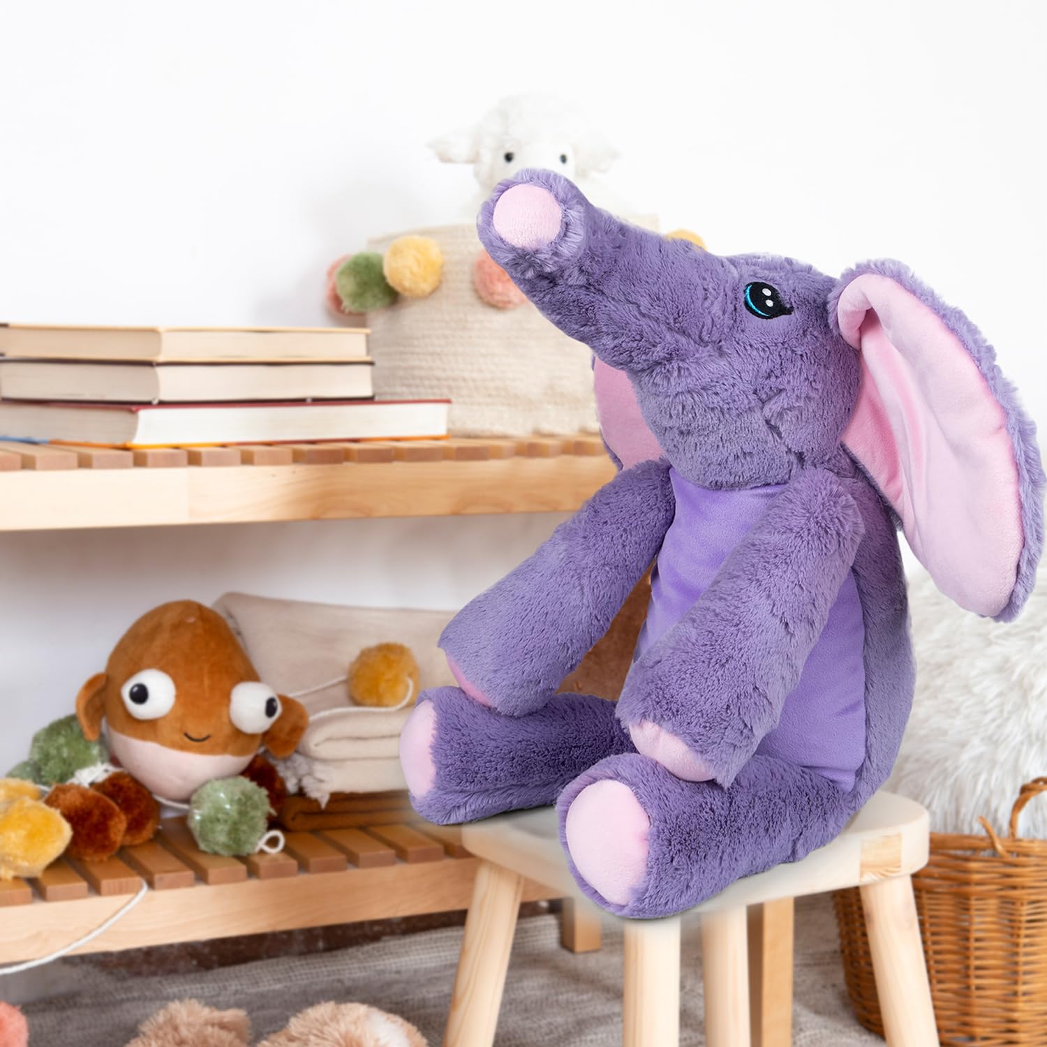 See full amazon price history chart for SHAPZE Meena Furry Elephant Teddy Bear, Plush/Soft, Huggable, Cozy, Joyful, Toy for Boys, Girls and Kids, Super-Soft, Safe, Great Birthday Gift (Purple) SHAPZE Meena Furry Elephant Teddy Bear, Plush/Soft, Huggable, Cozy, Joyful, Toy for Boys, Girls and Kids, Super-Soft, Safe, Great Birthday Gift (Purple) (B0CPDS53KH) Amazon Price History, Amazon Price Tracker