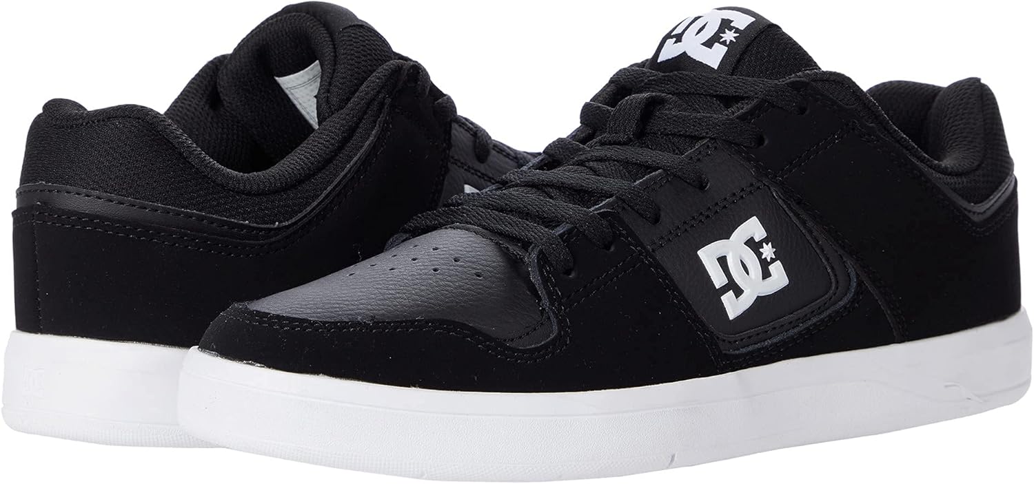 DC Men's Shoes Cure Skate, 8 Black