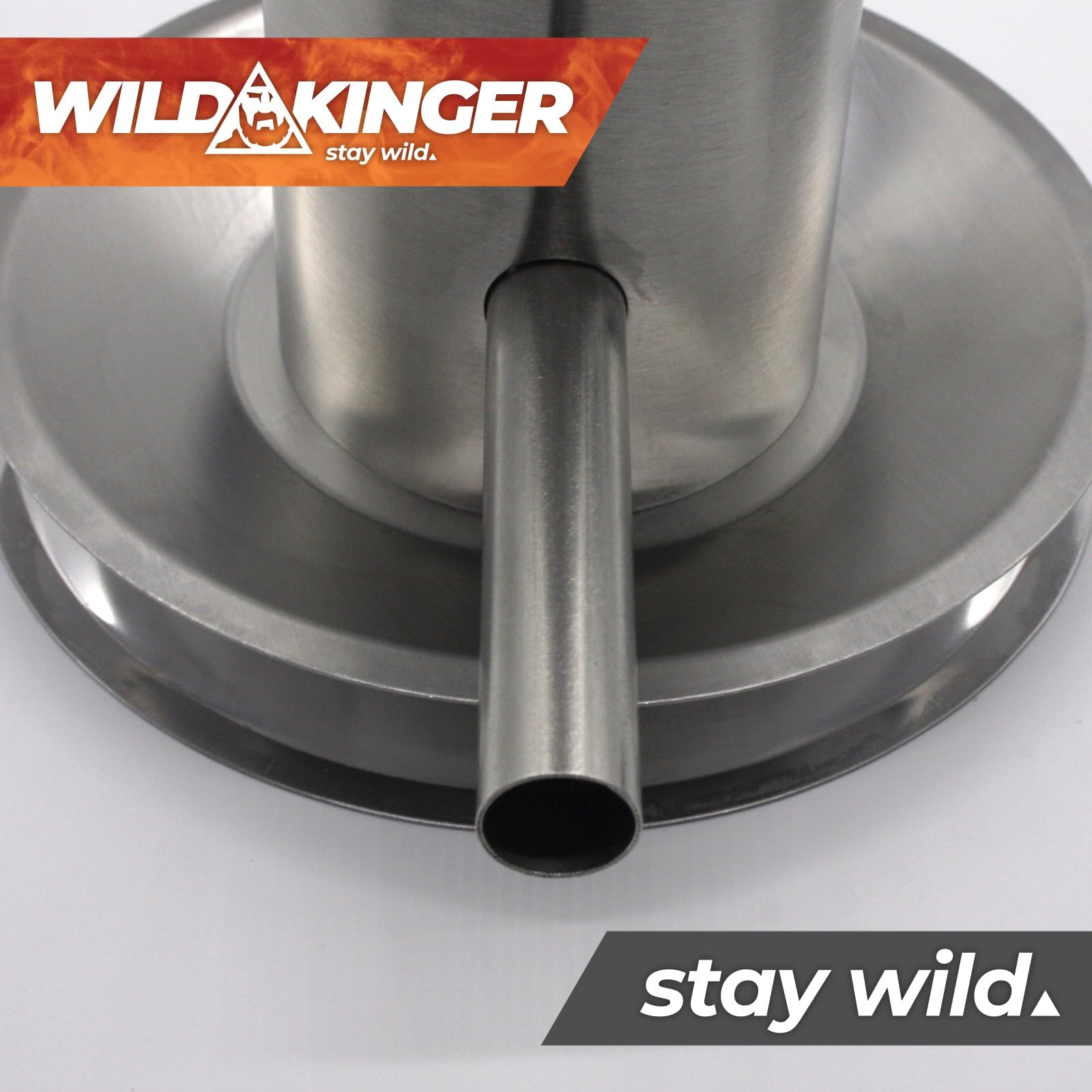 Wildkinger Premium generator dymu ze stali nierdzewnej, 70 cm, pojemność 4,3 l, generator zimnego dymu
