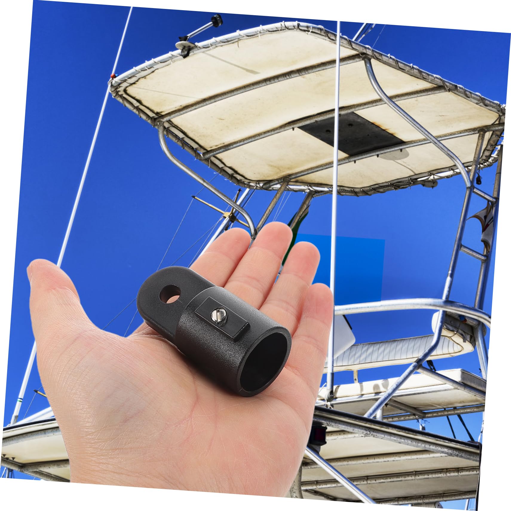 ibasenice Rv Awning Ersatzteil Kleine Augen-endkappe Für Boot Yacht Baldachin Praktische Und Leichte Halterung Für Sonnenschutz Und Bootszubehör