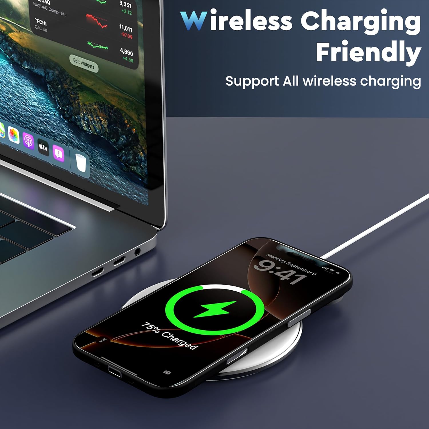 1500D Aramid Case for iPhone 17 Air with Carbon Fiber Texture (Compatible for MagSafe), Full Body Protective Phone Skin Cover Skin, Smooth Touch Sturdy Durable Slim Professional Style Black