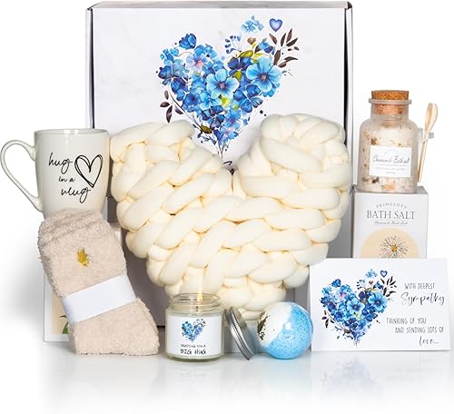 Cestas de regalo de condolencias, regalos de condolencias para el duelo Sorry for Your Loss of QueridoMomDadHusband, Thinking of You Box, paquete