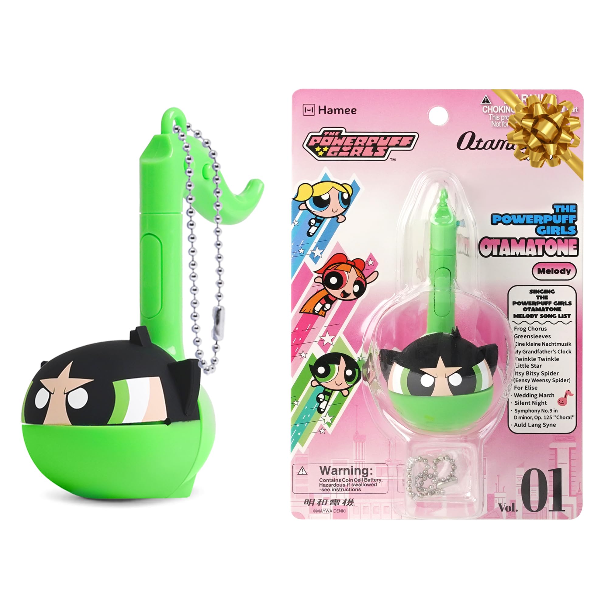 Otamatone Melody Powerpuff Girls Electronic Portable Music Instrument / Synthesizer Toy from Japan by Maywa Denki (Officially Licensed) [English