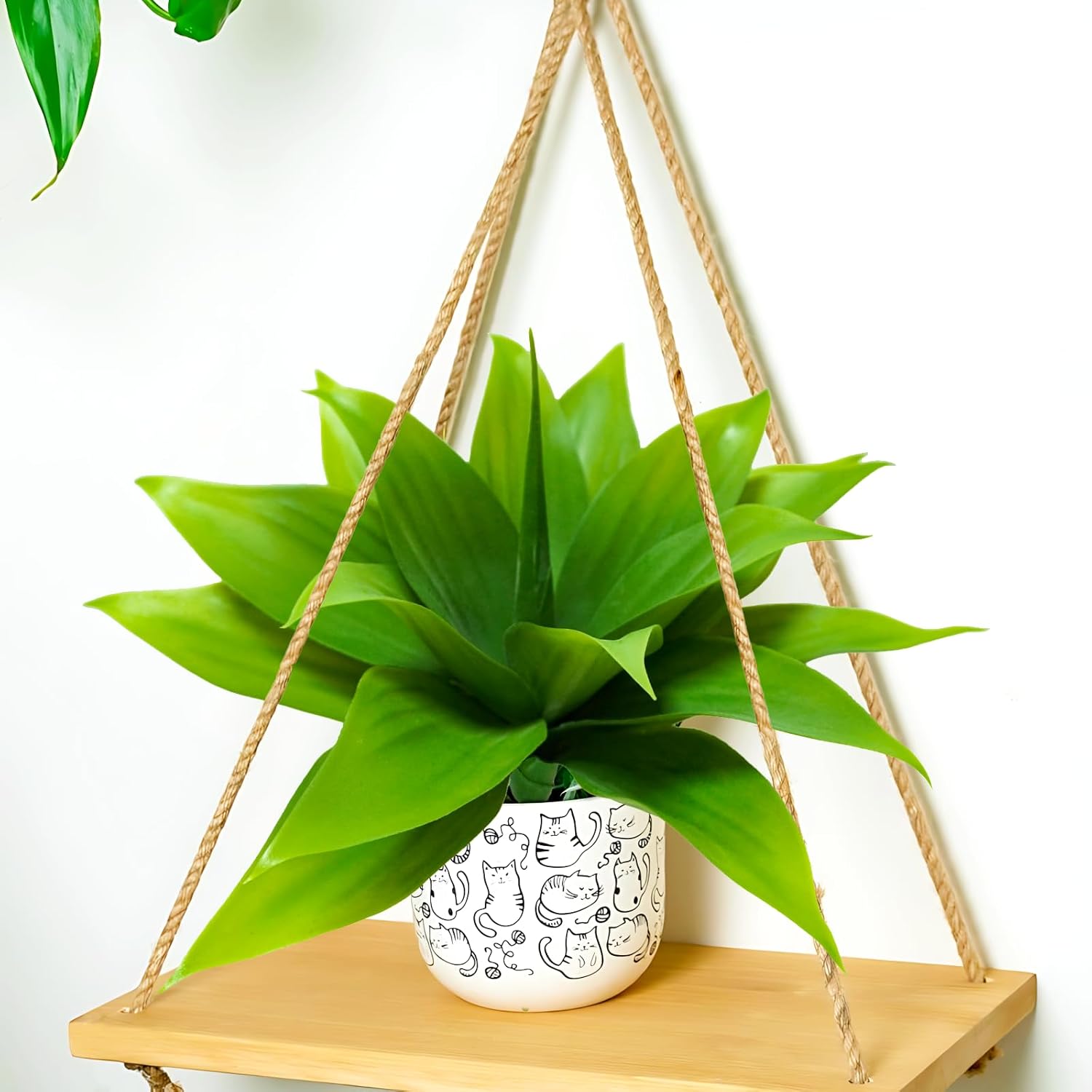 Agusbagli 2pcs Succulents Plants Artificial Aloe Plant, 14in Large Real Touch Succulents Unpotted Faux Agave Greenery Plants for DIY Home Wedding Garden Office Outdoor Decoration