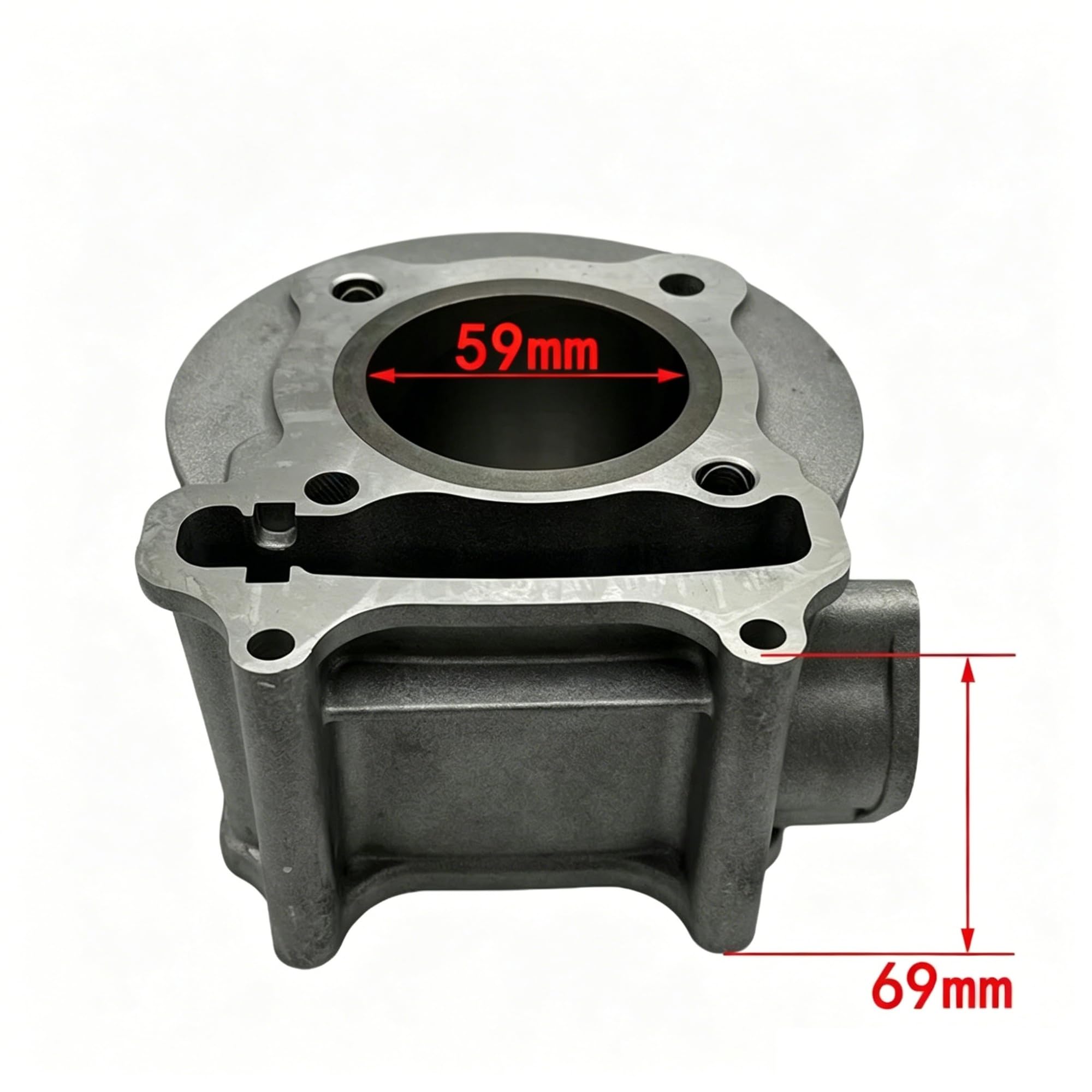 Fasce Elastiche Kit Pistone Cilindro Alesaggio 59mm Per Kymco 4V Per Kcc Per Acc 150 Per Corse 150cc Per Dynamic Li G150 G5 12100-LEB1-90B LFE2 Pistone