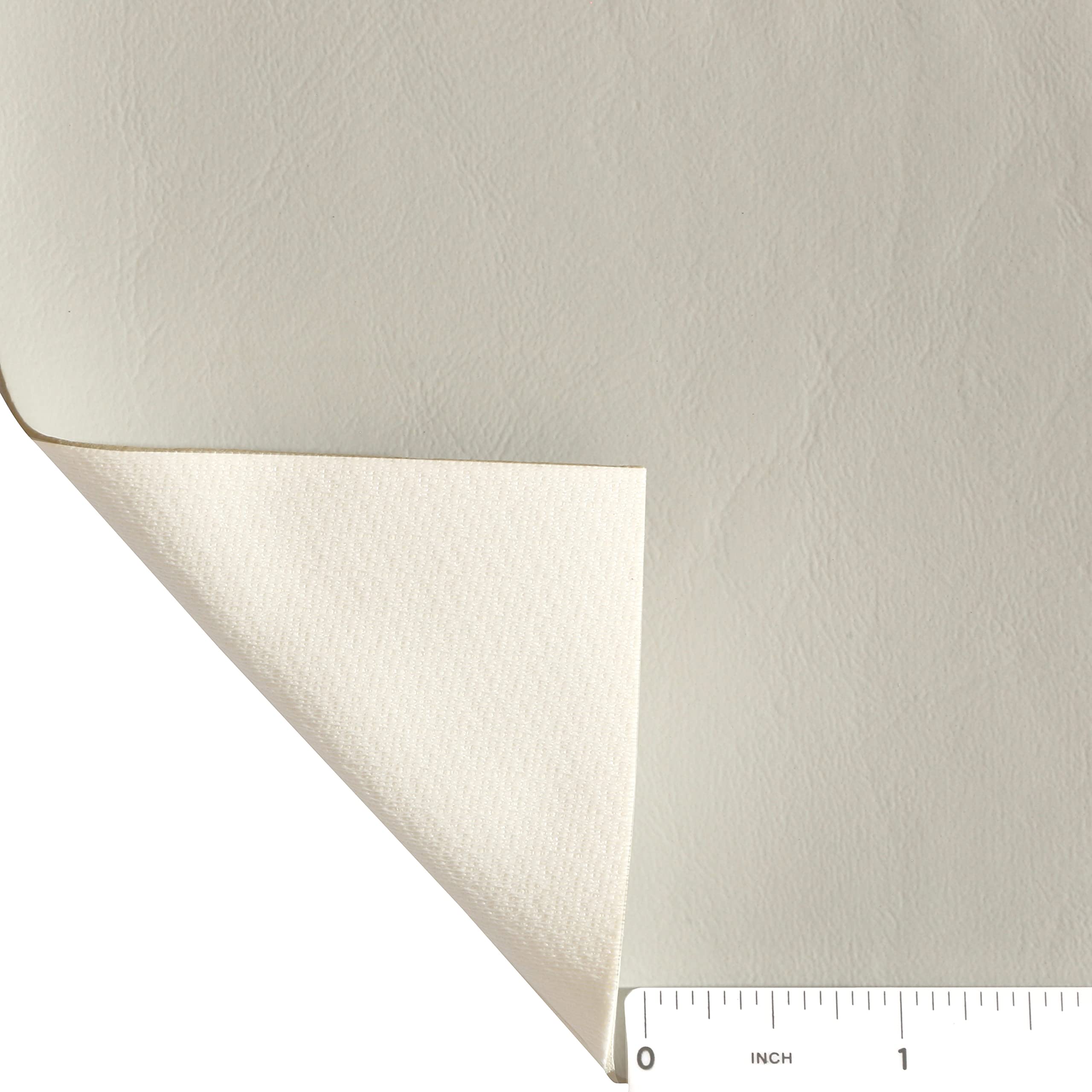 Marine Vinyl Upholstery Fabric Bright White 54
