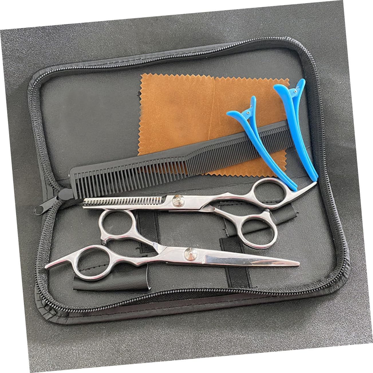 FRCOLOR Hair Clippers Hairdressing Scissors Professional Hair Scissors Styling Tools Salon Cutter Barber Comb Scissor Stainless Steel Material