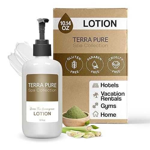 Terra Pure Loción | Colección Spa | Servicios del hotel en botella con bomba | 10.14 oz. / 10.1 fl oz (botella individual)