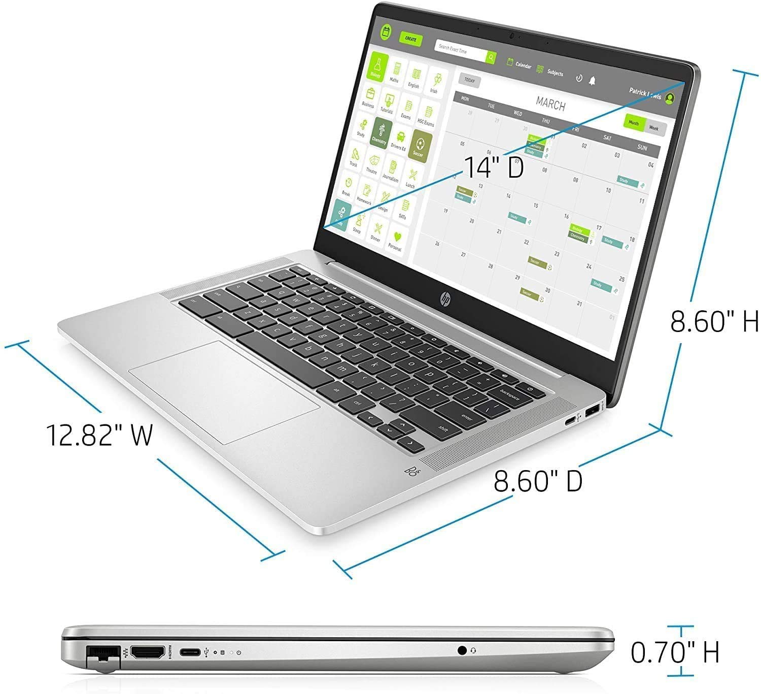 Amazon.co.jp: 2020 HP (エイチピー) Chromebook 14インチ FHD