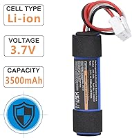 Vista 3 de Tectra Reemplazo de batería de 3500 mAh para Harman Kardon Onyx Studio 4, Onyx Studio 3, Onyx Studio 2, Onyx Studio 1 altavoz inalámbrico Bluetooth