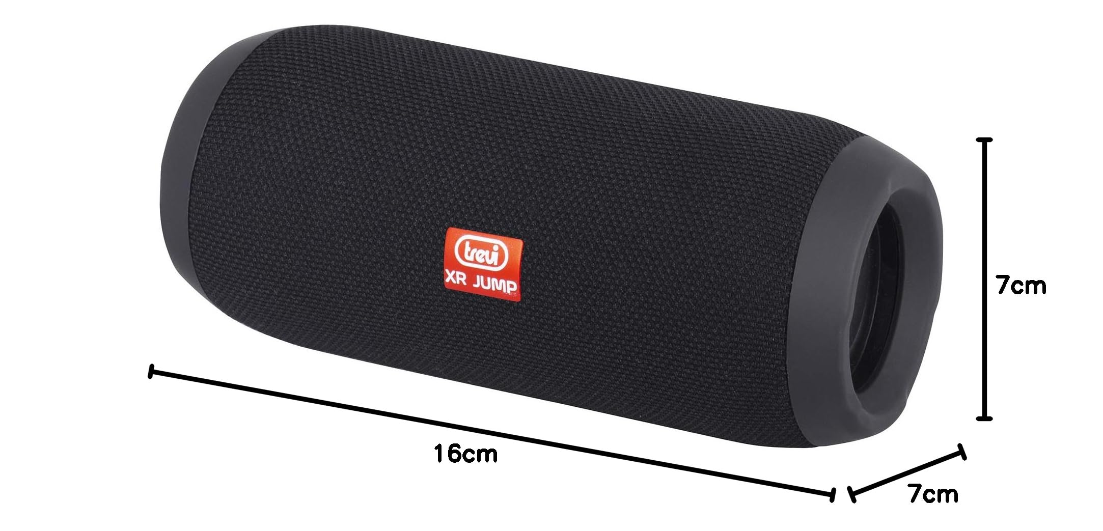 Trevi XR 84 PLUS Altoparlante Wireless 5.0 con Lettore Mp3, USB/Micro SD, Cassa Audio Portatile 10W (5W x 2) con Vivavoce Integrato, Clear Sound con Due Woofer Passivi, Nero
