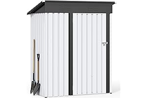 DWVO 5x3 Outdoor Waterproof Metal Storage Shed: Secure Storage for Tools and Equipment