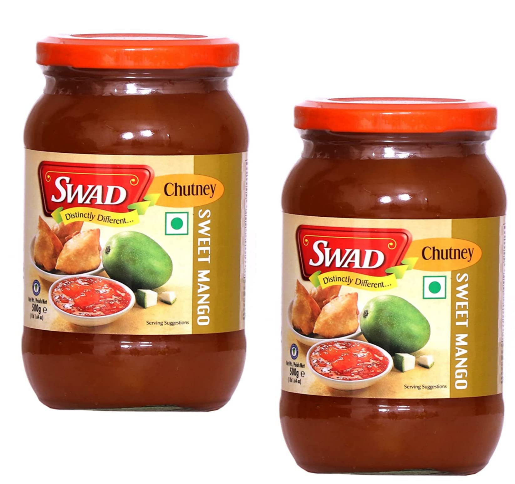 SWAD Sweet Mango Chutney 1kg | Meethi Aam Chutney | Authentic Indian Mango Preserve | Khatta Meetha Fruit Spread | Perfect with Chaat, Samosa, Snacks, Paratha & Indian Meals