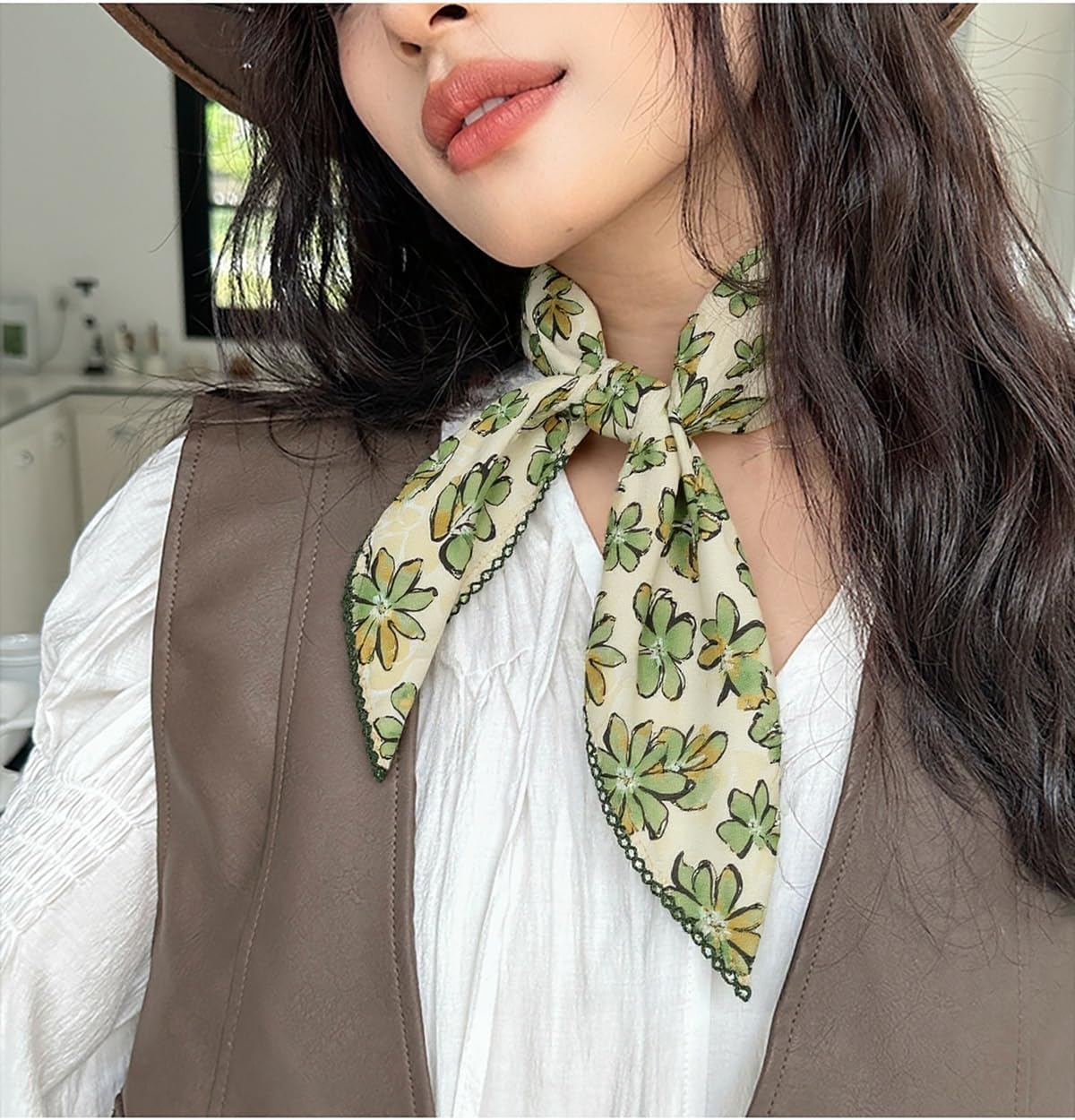 Large Cotton Bandana Headband, Head Wrap, Protective Coverage, Hair Neck Scarf for Women 28 x 28 inch - Image 6