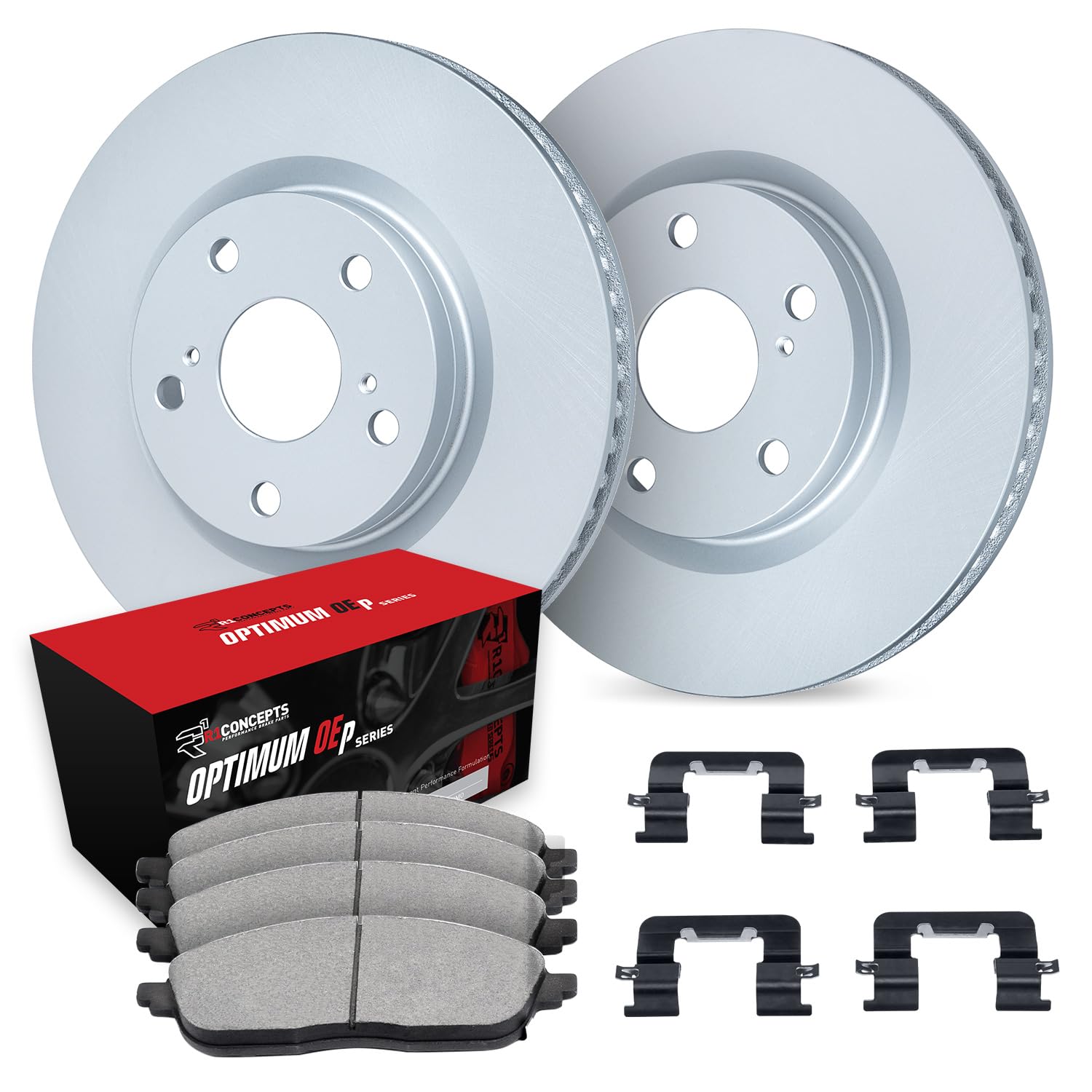 R1 Concepts Kit freni e rotori posteriori | Pastiglie freno posteriori| Rotori e pastiglie freno | Optimum OEp Pastiglie e rotori | Kit hardware WDUH1-13087