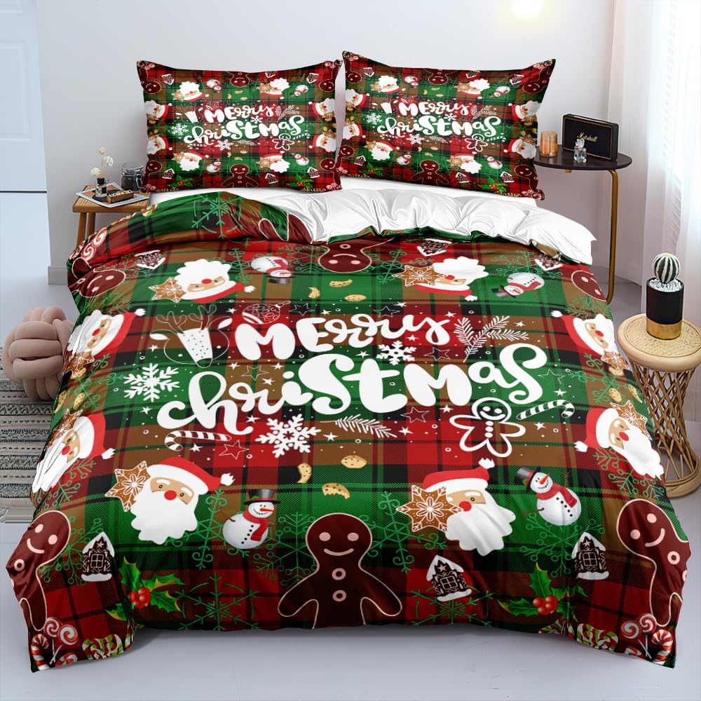 Homéé dekbedovertrekset tartan geruit tweepersoons 200x200/220 cm 2