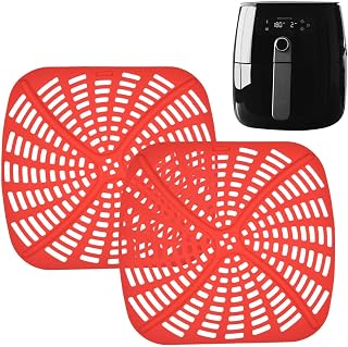 Reusable Air Fryer Liners - Reusable Air Fryer Liners | Square Air Fryer Liners for Ninja Ag301 Foodi, Parchment Paper Replacement AirFry Accessories | fyrkantiga luftfritösfoder för Ninja Ag301 Foodi, Pergamentpappersersättning AirFry-tillbehör