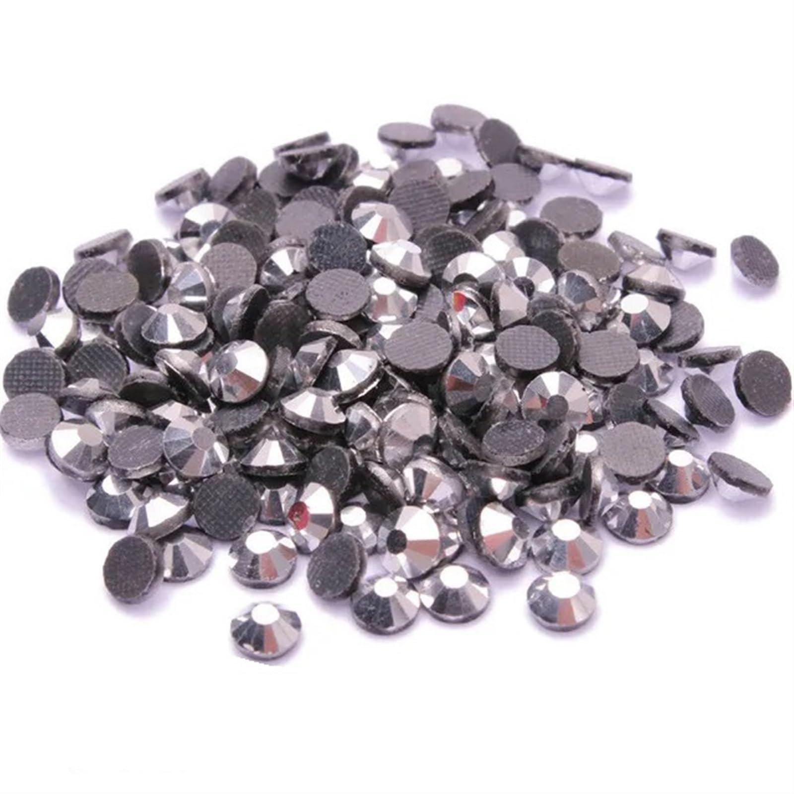 Hotfix Rhinestones Hotfix Rhinestone Crystal with Glue On Flatback Crystal Glass Rhinestone(Color:Silver,Size:SS20 720pcs)