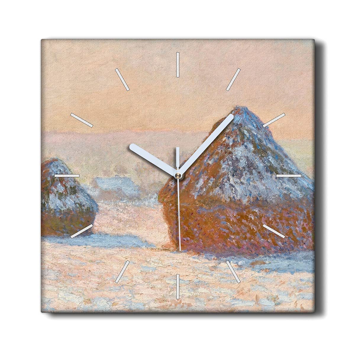 Horloge Murale Monet Neige pour Sublimer la Decoration de Votre Salon