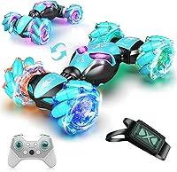 Vista 8 de Coche de Acrobacias RC con Detección de Gestos, 4WD Controlado a Mano 2.4GHz Coches de Derrape de Control Remoto para Niños Niñas Edad 6-8-12