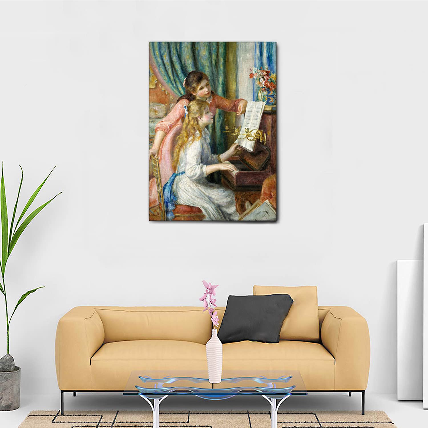 Quadri Moderni Renoir cm.50x70 Arte Falsi d'Autore Stampa su Tela Arredo Casa eB
