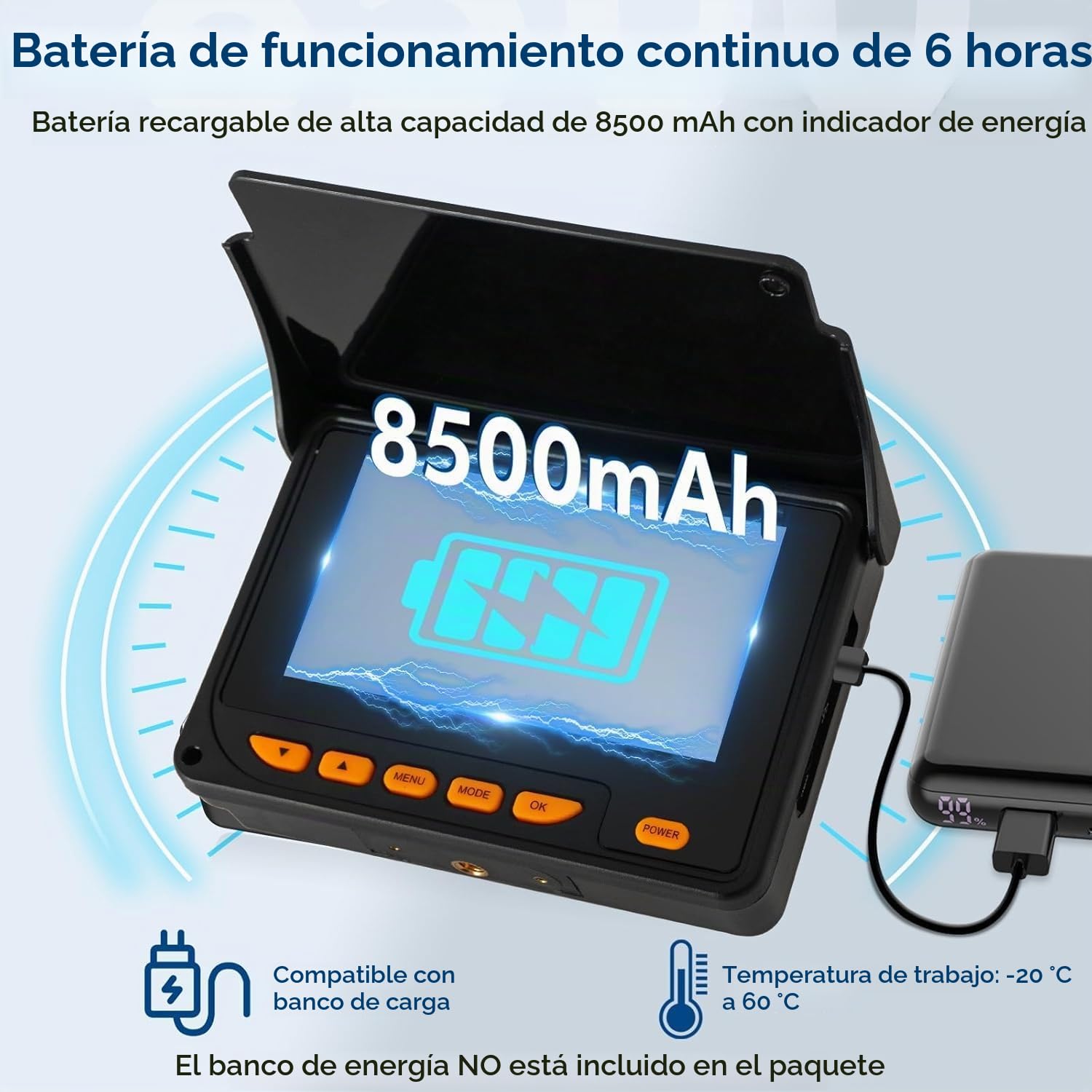 Cámara Alcantarillado 30m, cámara de inspección de tuberías de 23 mm con 12 Luces LED，Pantalla IPS DVR de 4,3 Pulgadas con Tarjeta 32GB, Endoscopio Industrial para cámara desagüe
