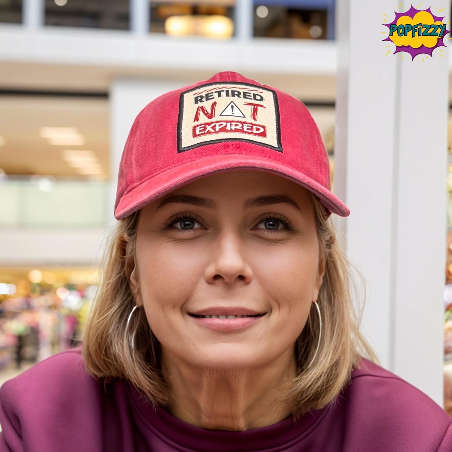 Popfizzy Funny Hats for Men and Women, Fun Adult Baseball Cap, Funny Birthday Gifts for Women and Men, Cool Dad Hat Gift Idea - Image 2