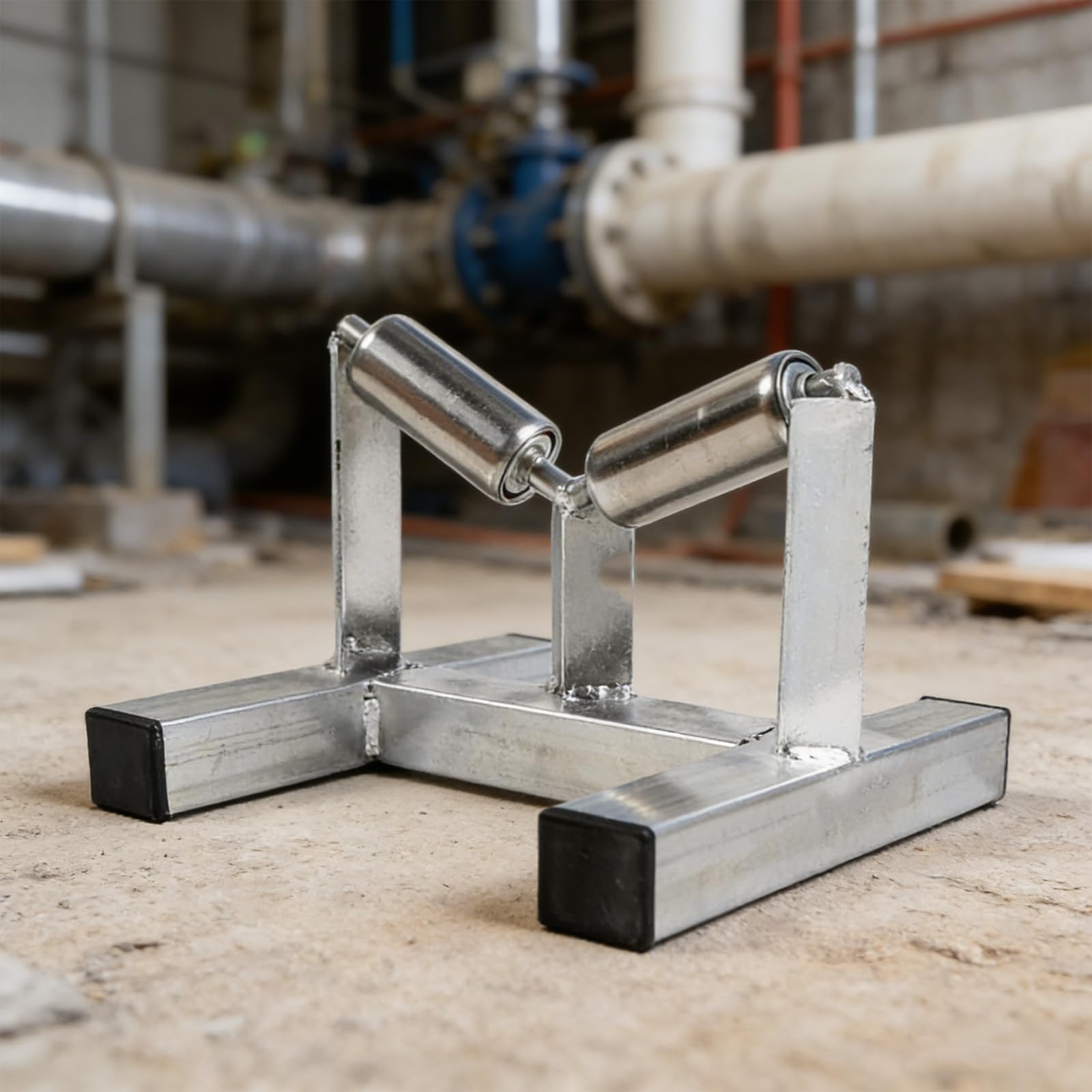 Support rouleau soudage de tuyaux 150kg stabilité épaisse 50-315 mm
