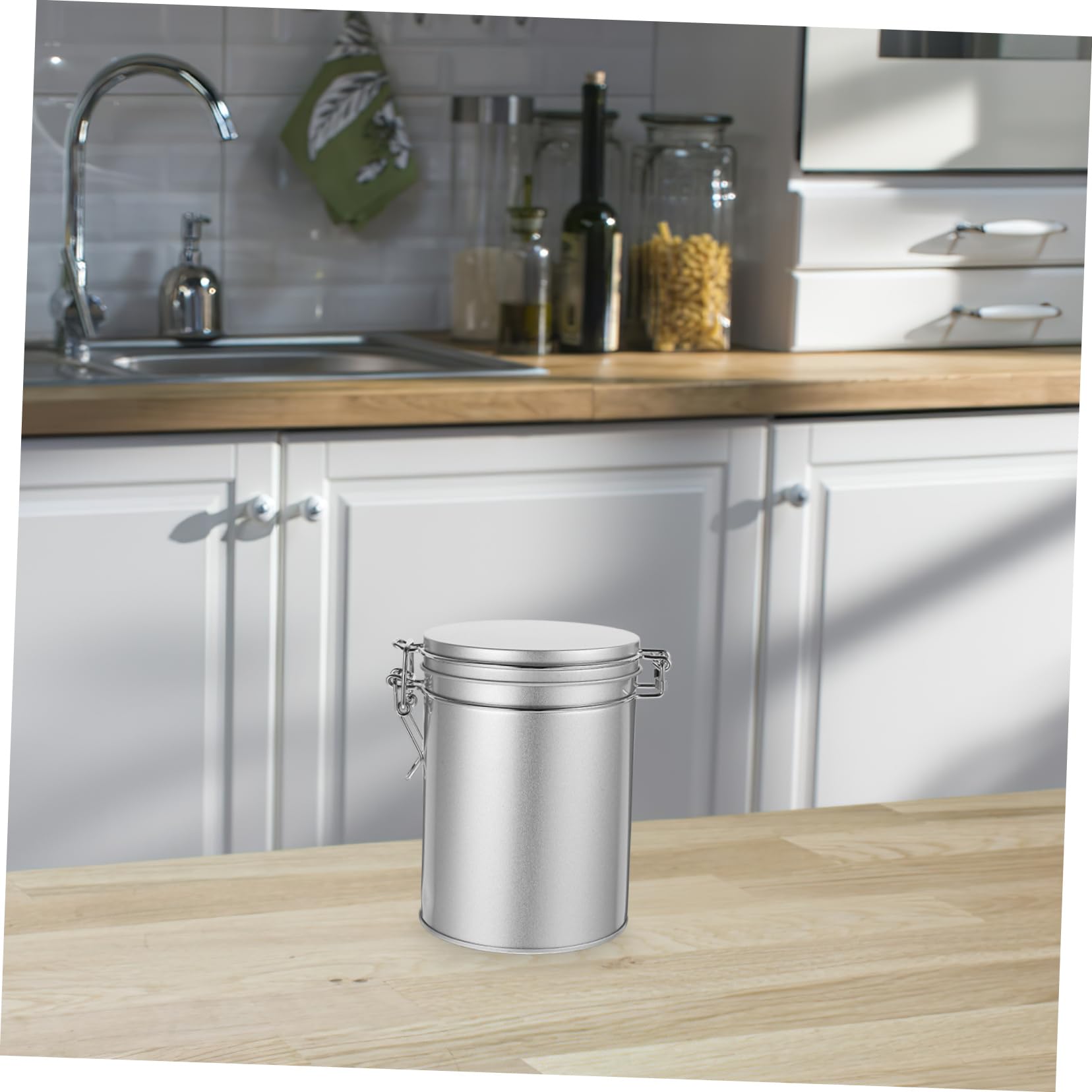 POPETPOP Boîte De Stockage Hermétique Tôle Pour Thé Pot