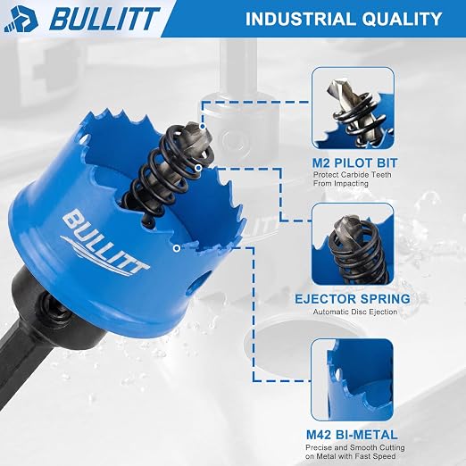 Brocas para Metal, Juego de 3 Impacto 25/32,1,1-1/4" M42 Cobalto miniatura 4