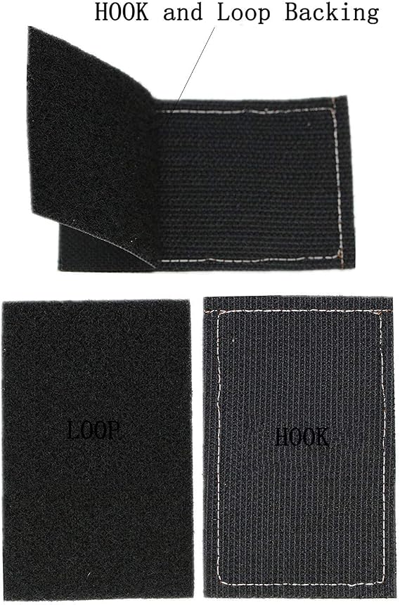 Reflective Medic Patch with Hook Loop Backing for Clothes, 3.15 x 1.97, 2 Pieces