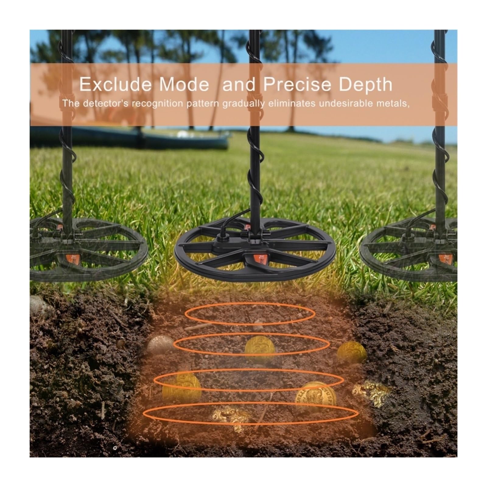 Podziemny wykrywacz metali TX960 Metal Search PinPointer Gold Treasure Hunter Scanner
