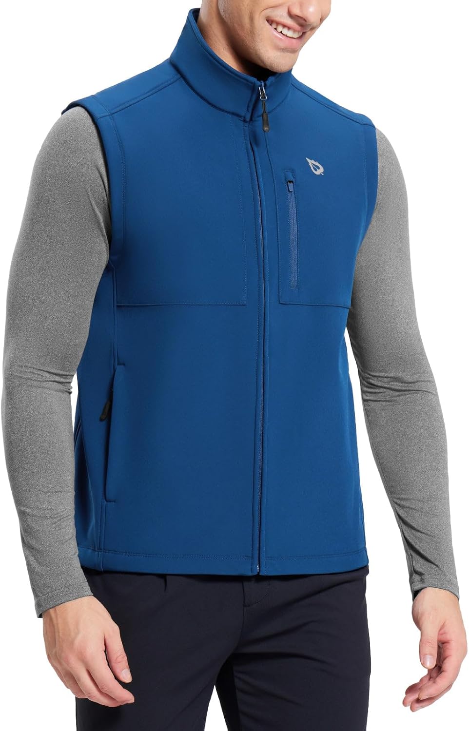BALEAF Men’s Golf Vest Fleece Lined Softshell Sleeveless Jacket Water Resistant Cold Weather Running Gear Winter Pockets BALEAF Men’s Golf Vest Fleece Lined Softshell Sleeveless Jacket Water Resistant Cold Weather Running Gear Winter Pockets
