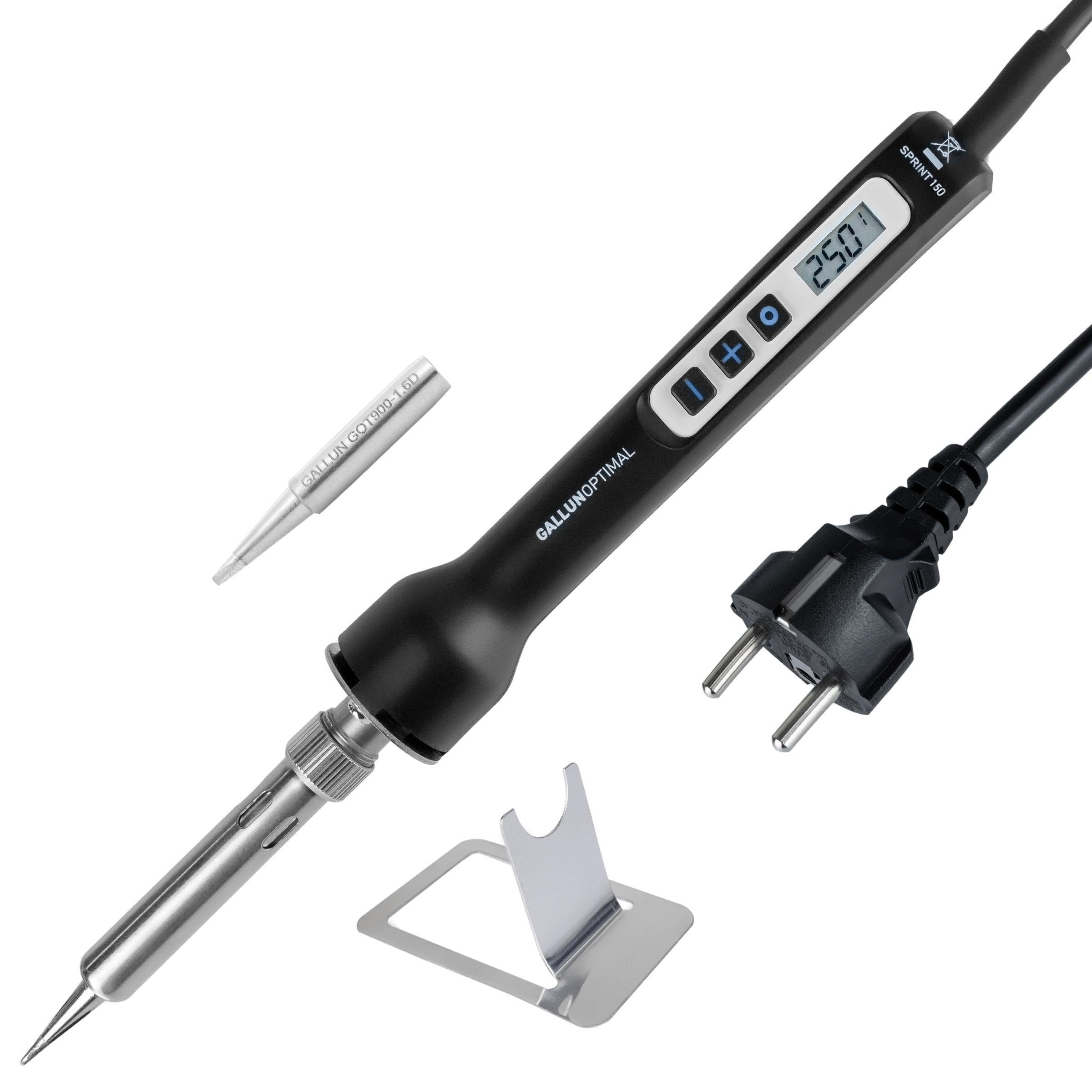 Temperatur geregelter Lötkolben – 150 Watt, 80° - 480°C, mit LCD-Display – temperaturgeregelt, mit Kalibrierfunktion, 230V - GOSprint150