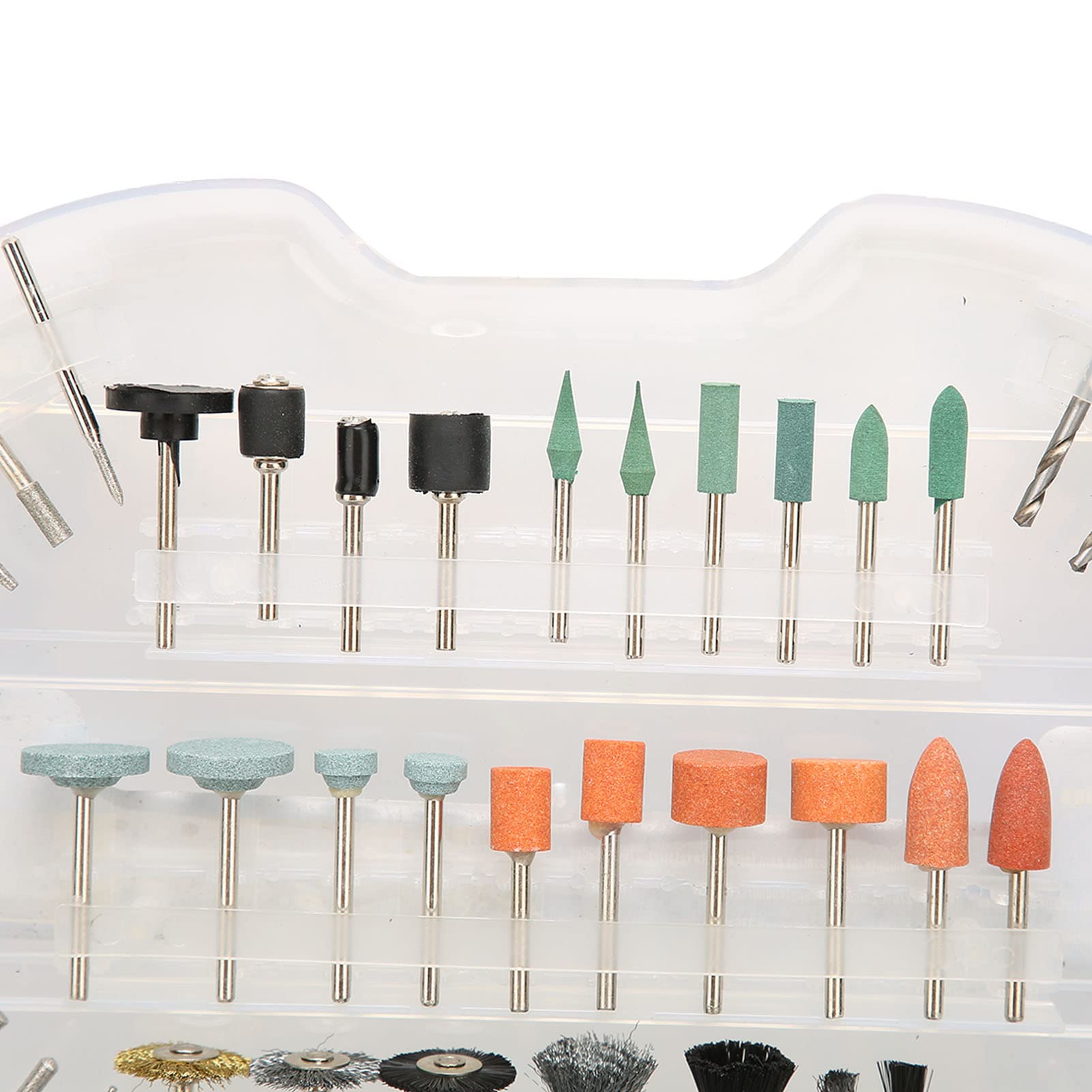 276pcs Kit de accesorios de herramientas rotativas 1/8in Shank Establecido para proyectos de mejoras para el hogar