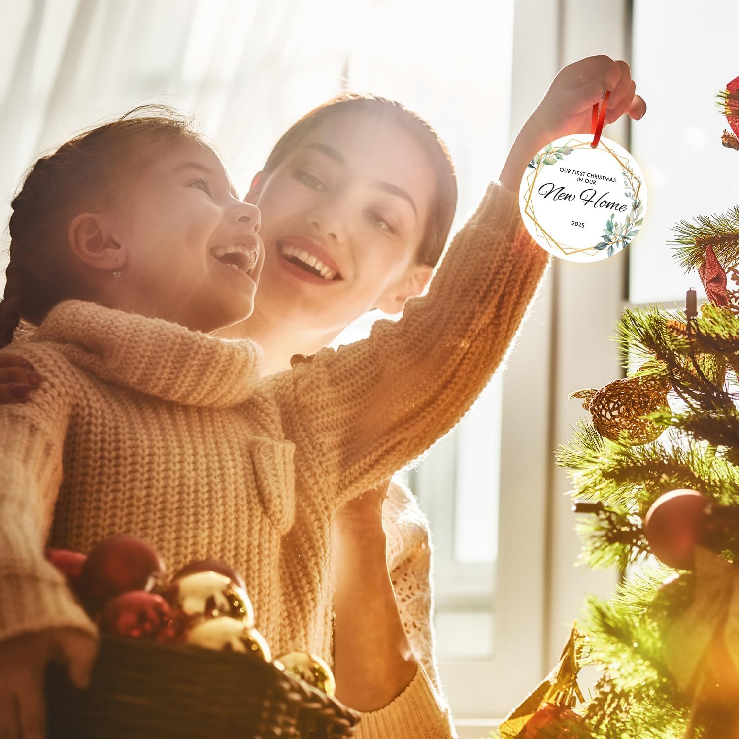 Our First Christmas in Our New Home 2025, Christmas Decorations Gift Ornaments,