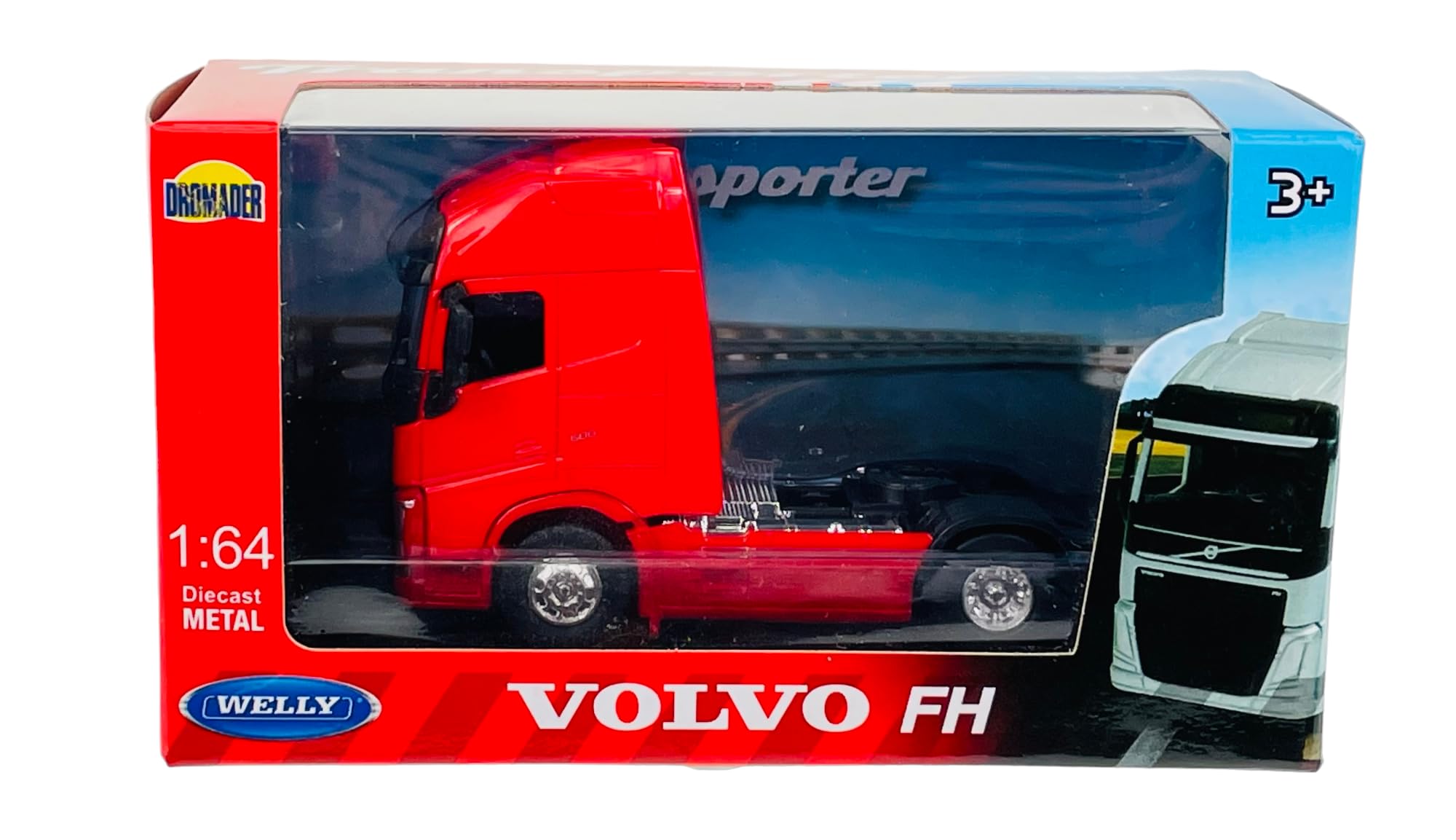 Welly Volvo FH Plata Tractor Vehículo 2 Eje Camión 3ª Generación A