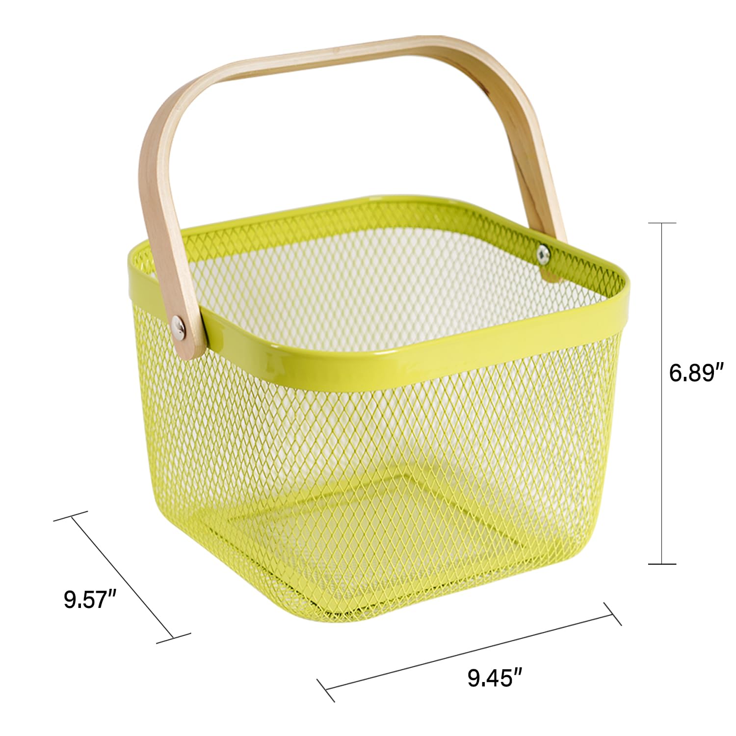 Amazon｜SANHSEHOME メタルメッシュスチール収穫バスケット2個パック