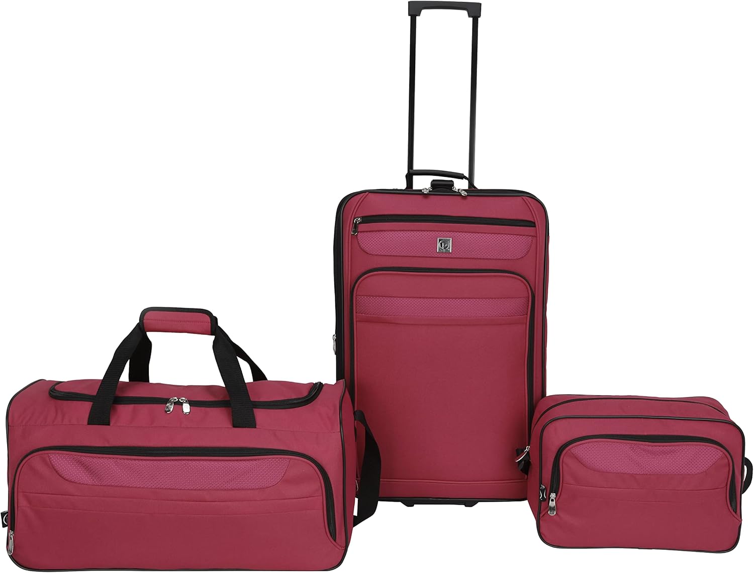 Protege 3Piece Luggage Set, Travel bag set, Upright 24 in