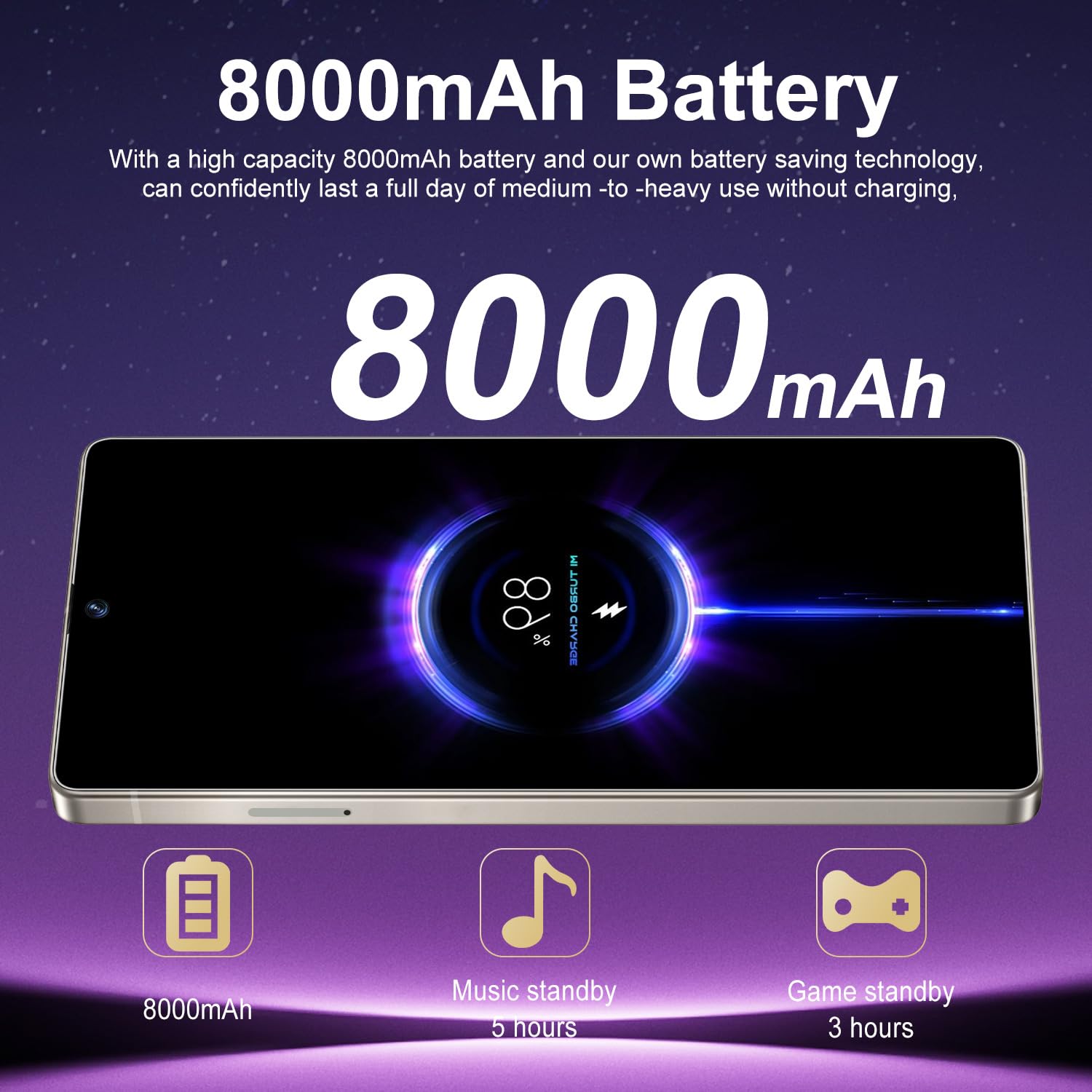 ULUCAN Telefono cellulare S26 Ultra con penna integrata a basso prezzo, schermo HD originale da 7,3 pollici con foro, versione globale 5G, telefono intelligente, sblocco tramite impronta,Gray-7.3IN