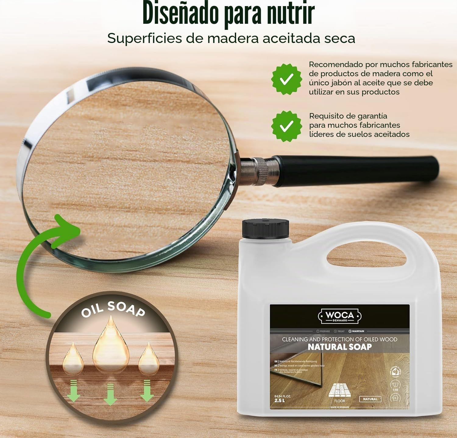 Woca - Jabón natural para parqué