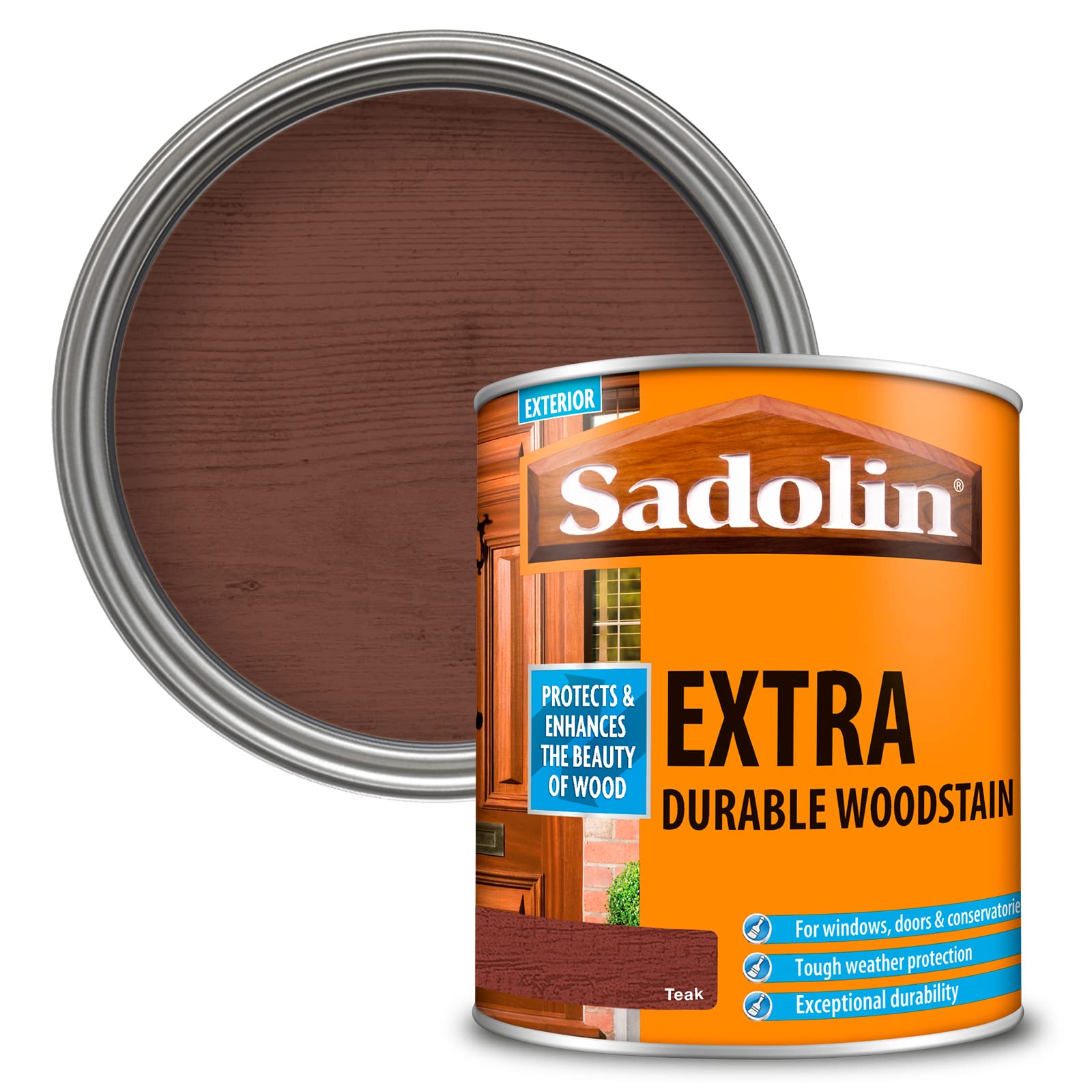 WALLPAPER EMPIRE Sadolin - Extra Durable Woodstain - Advanced UV Protection (Teak)