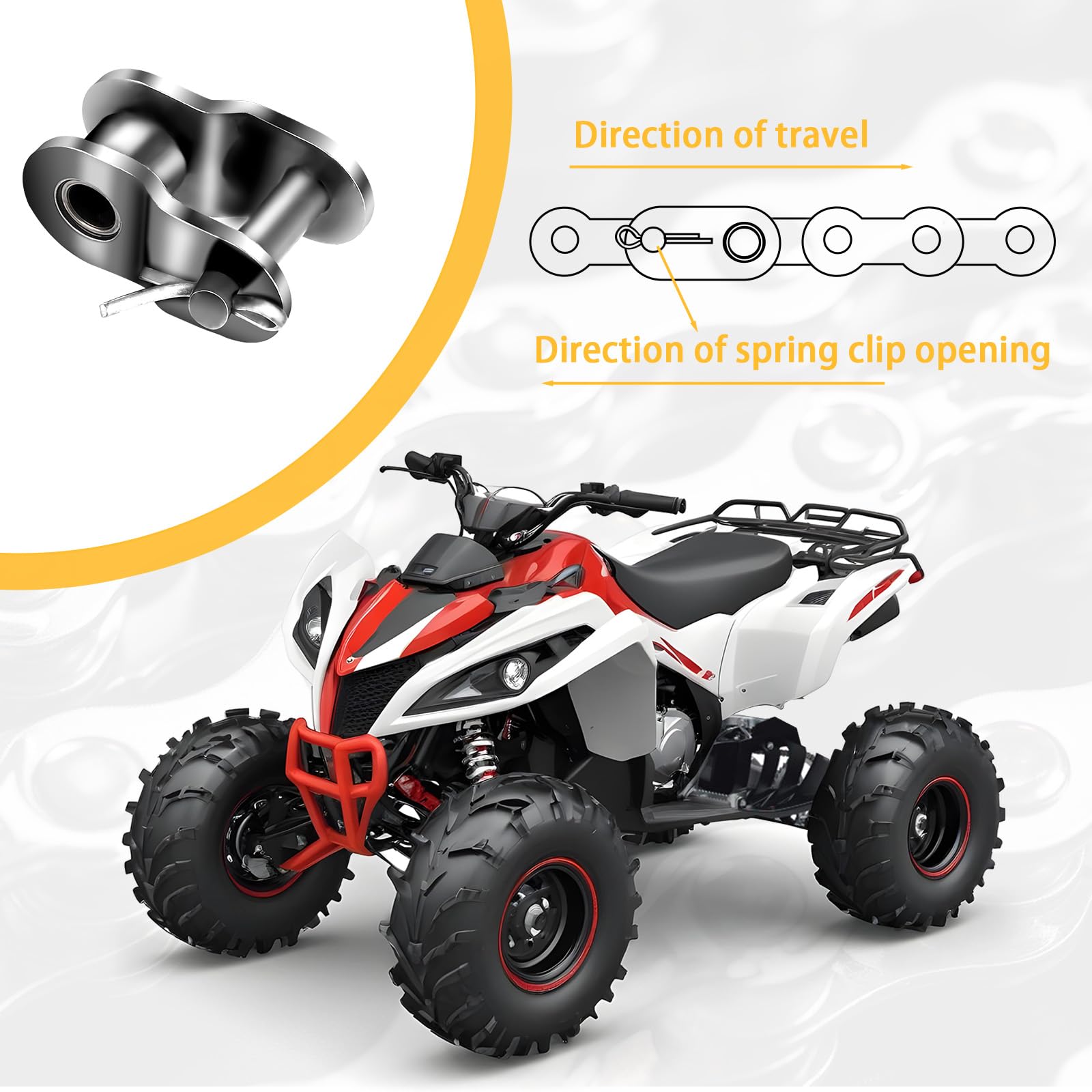 15PCS 420 Chain Half Link Roller Chain Offset Link #420, Half Links, Crank Links — Amazon image 4