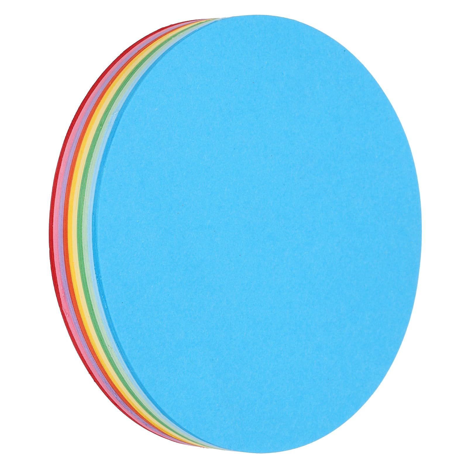 sourcing map 200 PCS Circle Cutouts Paper, 5 Inch Round Cutouts 70gsm Circle Cardstock for DIY Crafts Classroom Bulletin Board Decoration,Assorted Colors