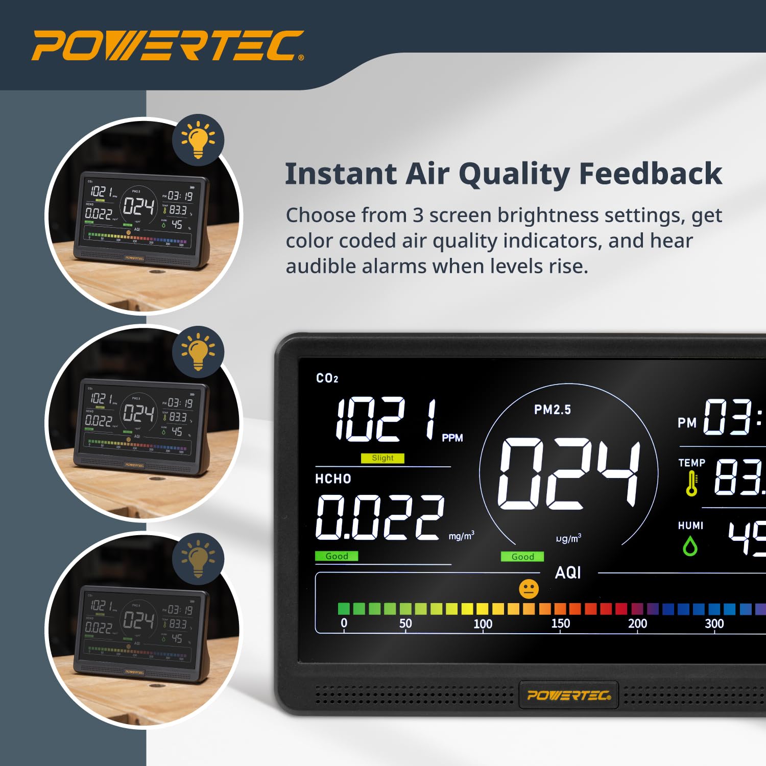 Powertec 75019 interior filtro para Powertec af1044