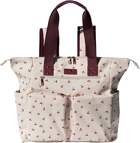 Miniatura 24 de ESVAN Bolsa de pañales Totepack Mochila 2 en 1 para mujer, multifuncional, de gran capacidad, con bolsillos aislados, viaje | Multifunctional,